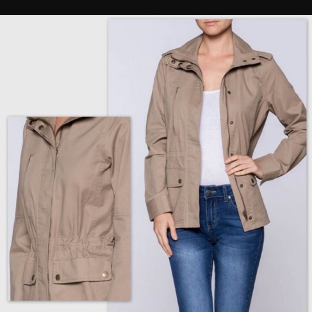 Khaki Military Jacket